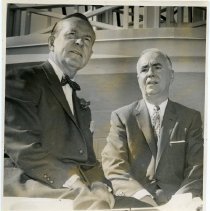 Walter Foy and an Unidentified Man